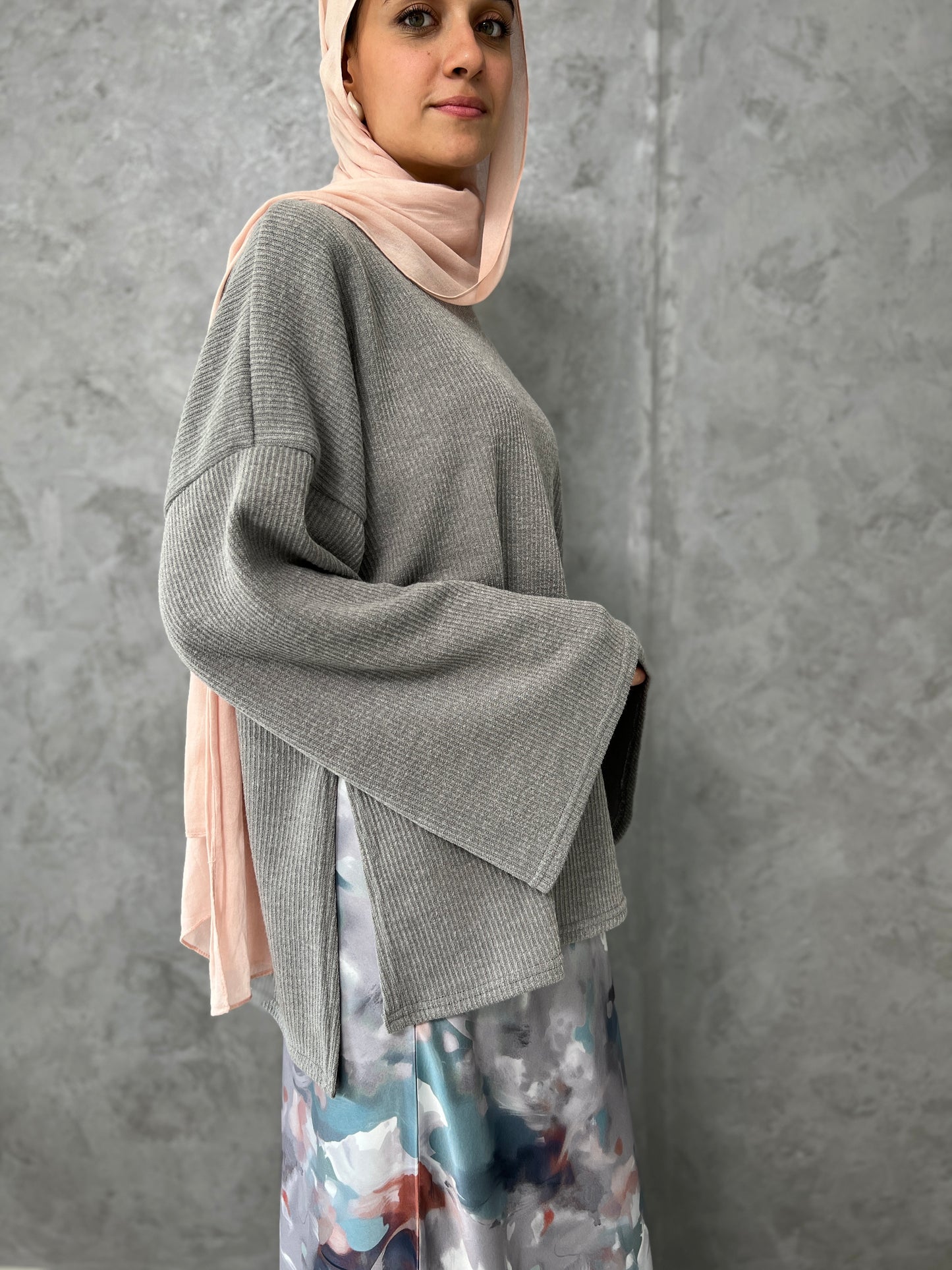 Rhea Sweater In Grey