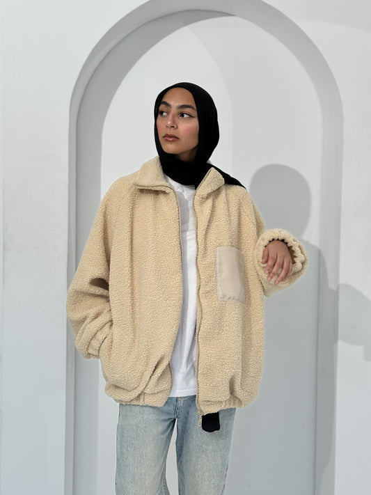 Teddy Bae Sweater In Beige