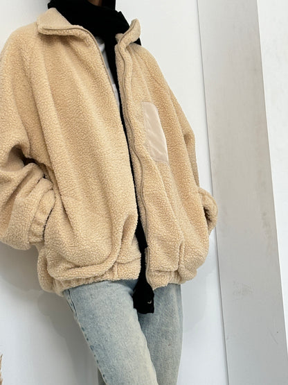 Teddy Bae Sweater In Beige