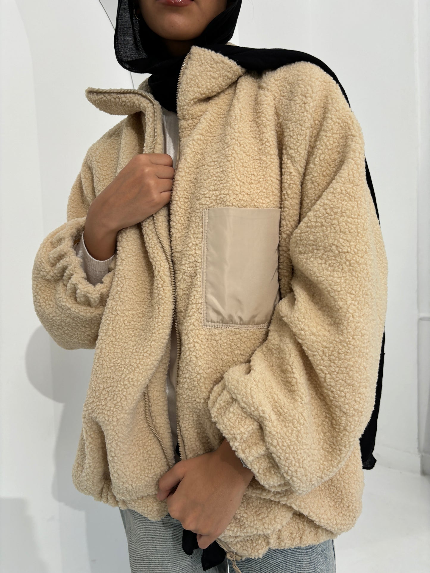 Teddy Bae Sweater In Beige