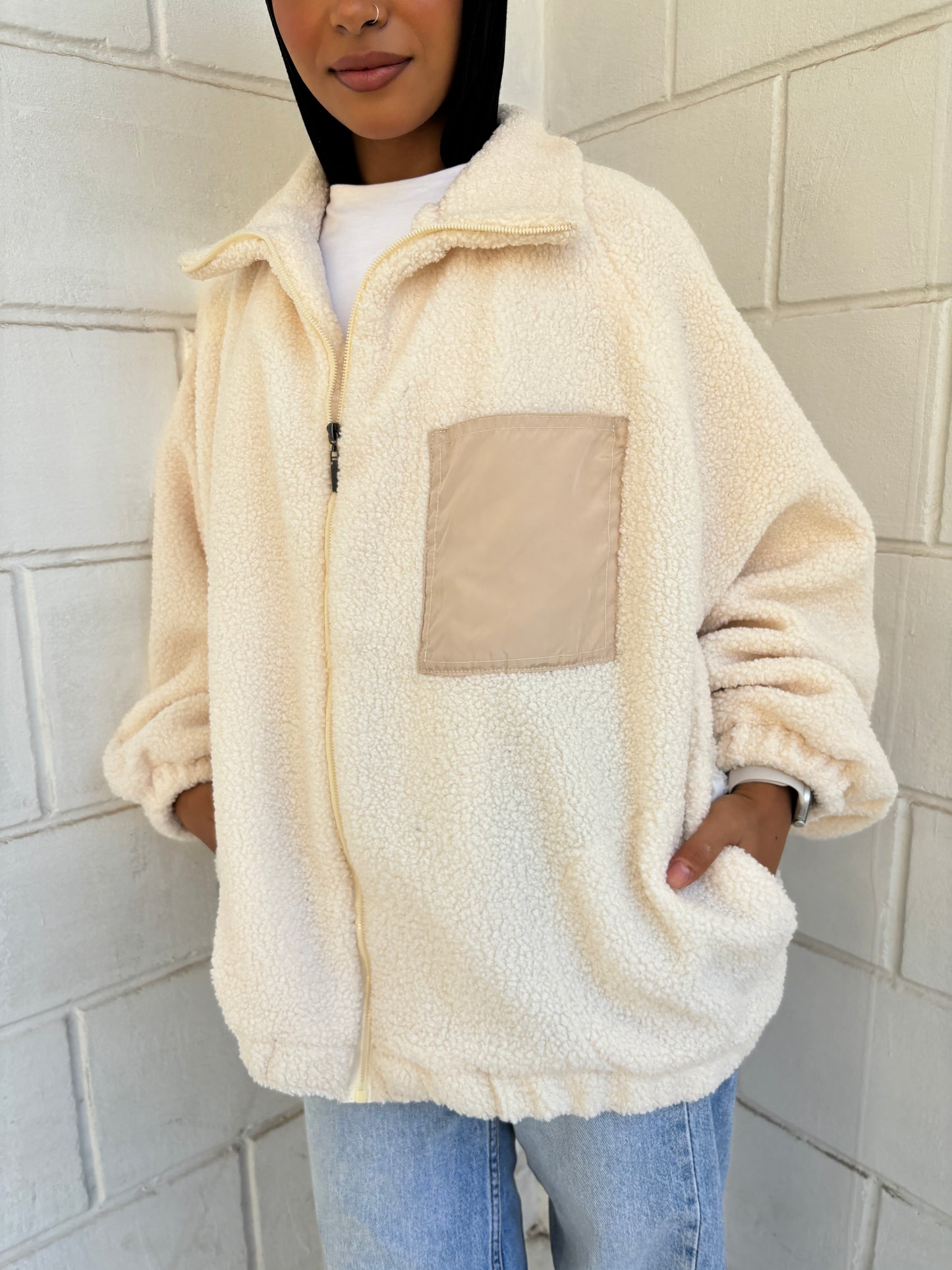 Teddy Bae Sweater In Off-White